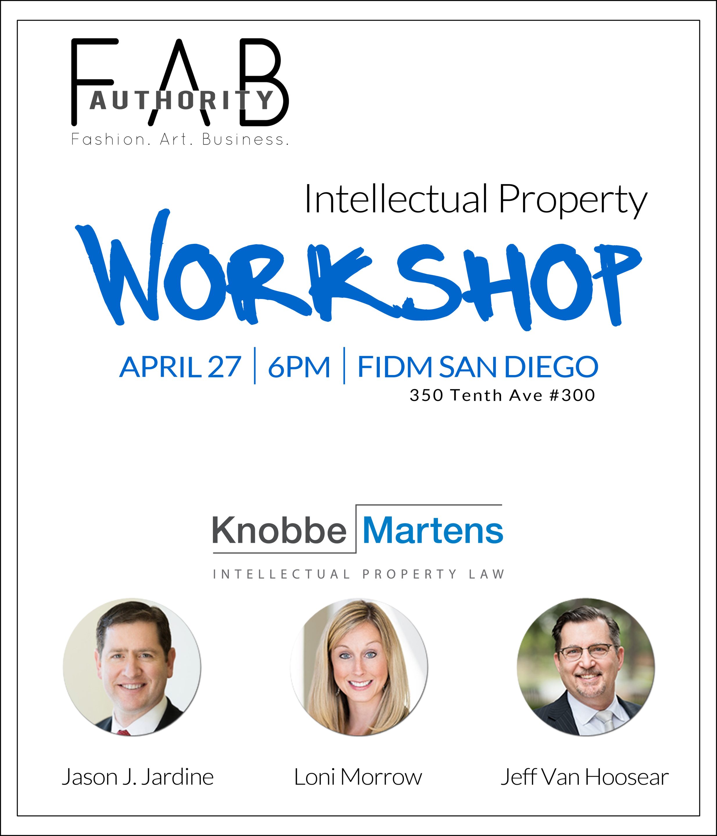 FAB Workshop | Intellectual Property featuring Knobbe Martens