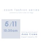 Zoom Fashion Series with Anna Crowe