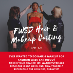 FWSD21 Virtual Hair & Makeup Casting Call