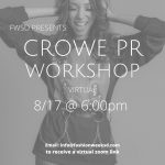 FWSD Workshop featuring Crowe PR
